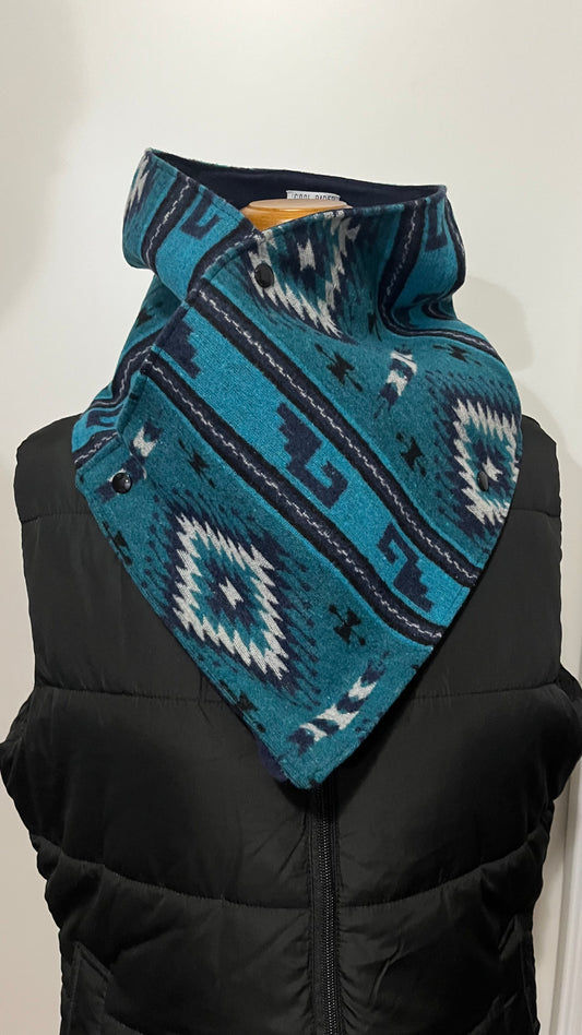 Ocean Blue Winter Cowl
