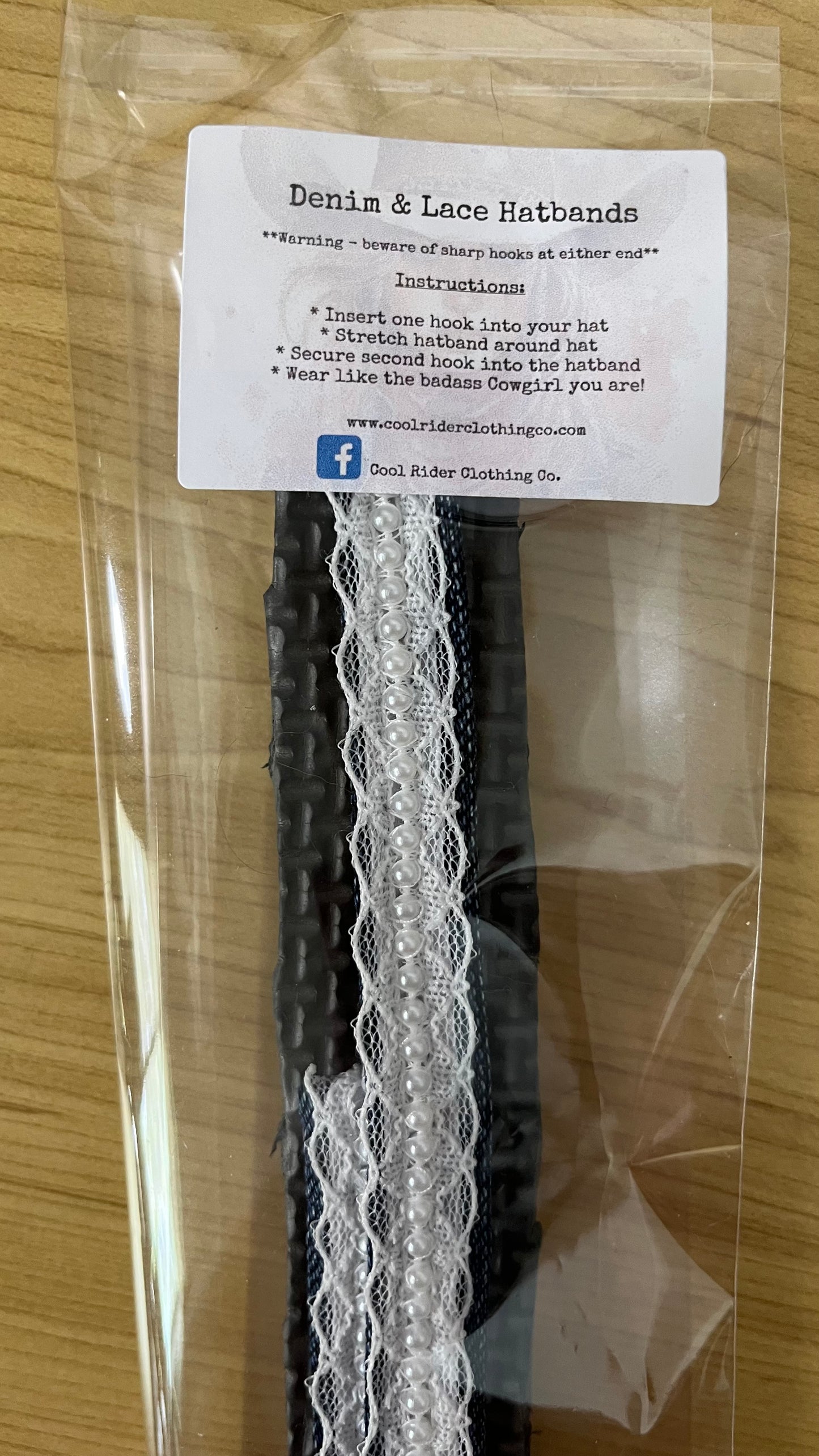 Pearly White Hatband