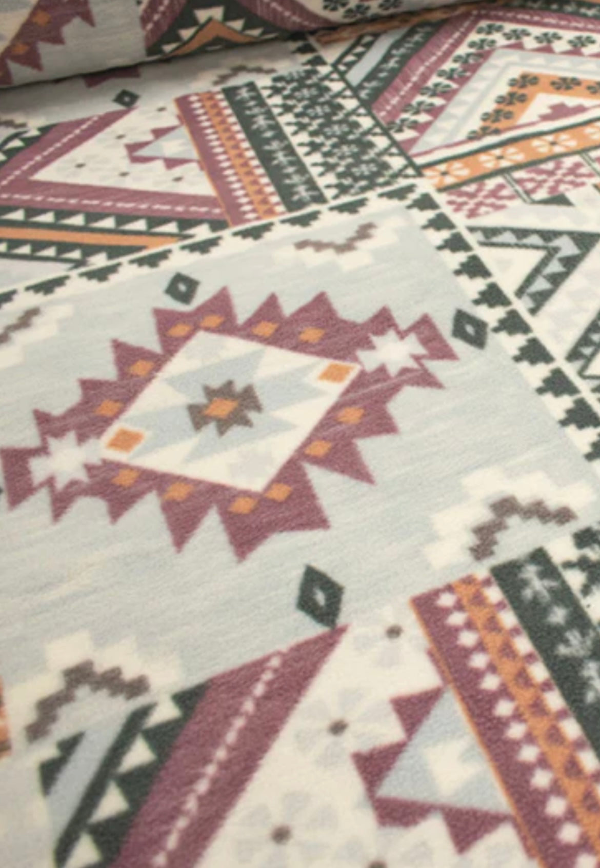 Geometric Winter Warmer - polar Fleece