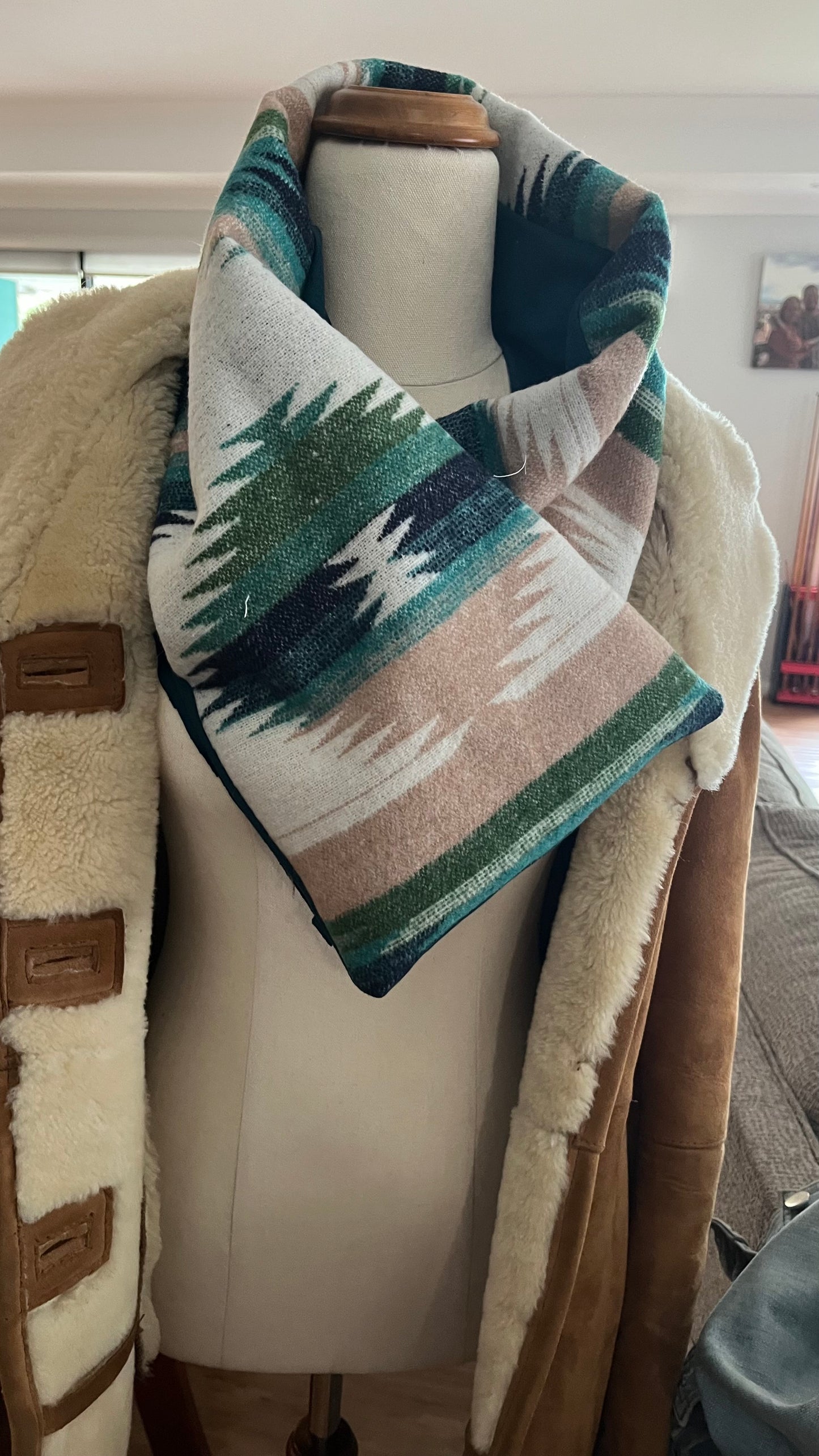 Snowy Mountains Winter Cowl