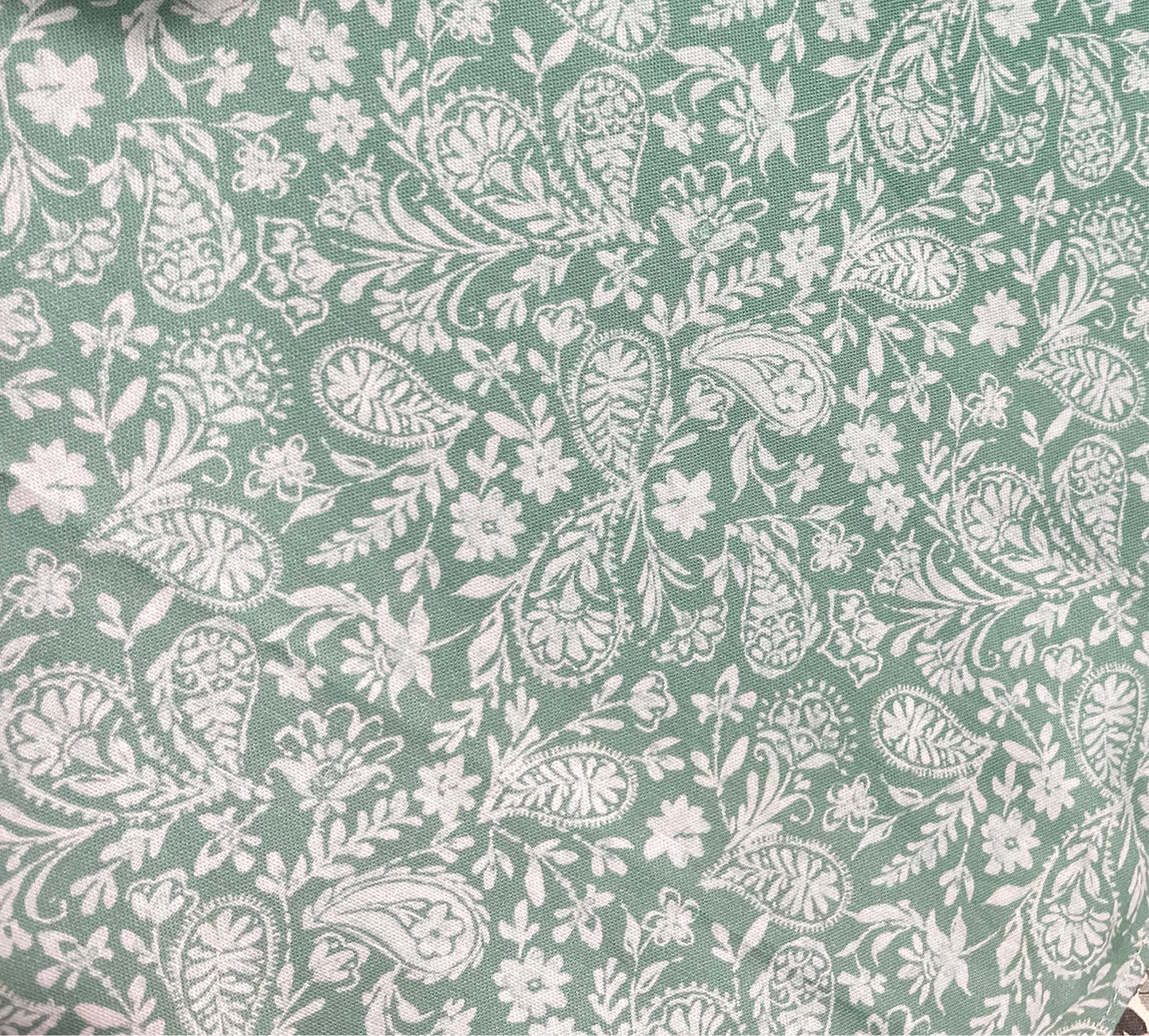 Pea Green Paisley Cooling Bandana