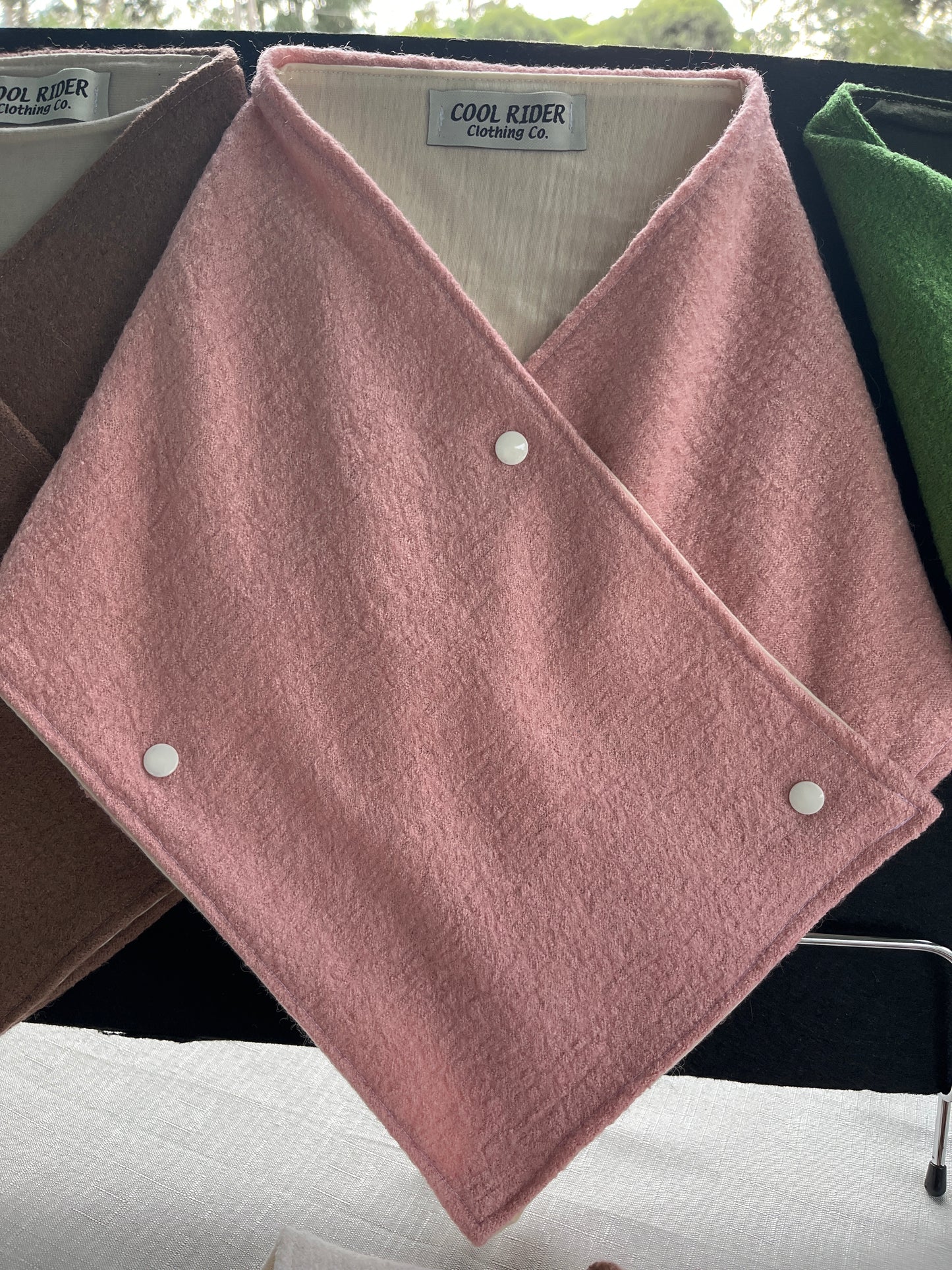 Dusty Pink Winter Cowl