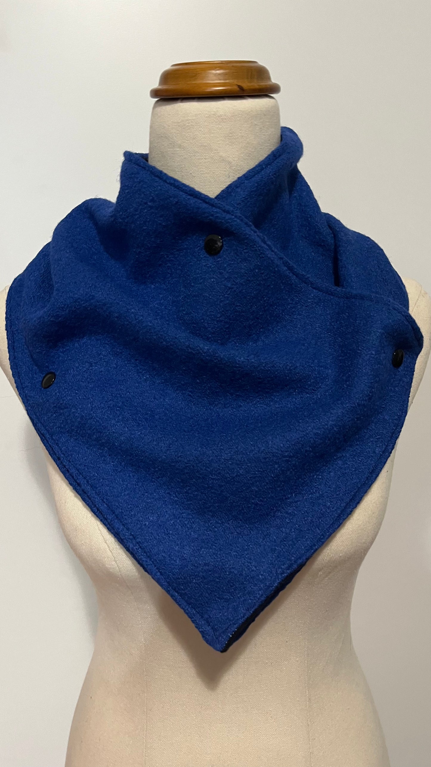 Lapis Blue Winter Cowl