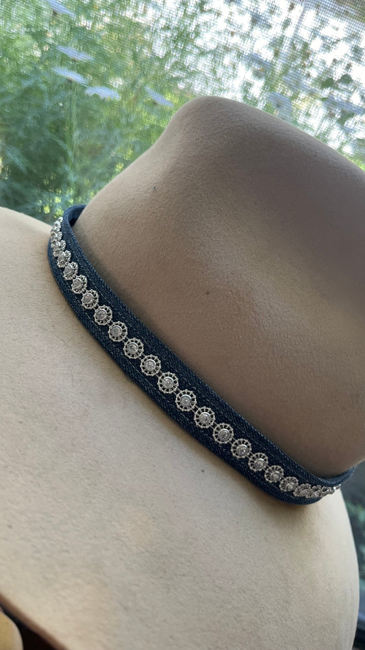 Rhinestone Cowgirl Hatband