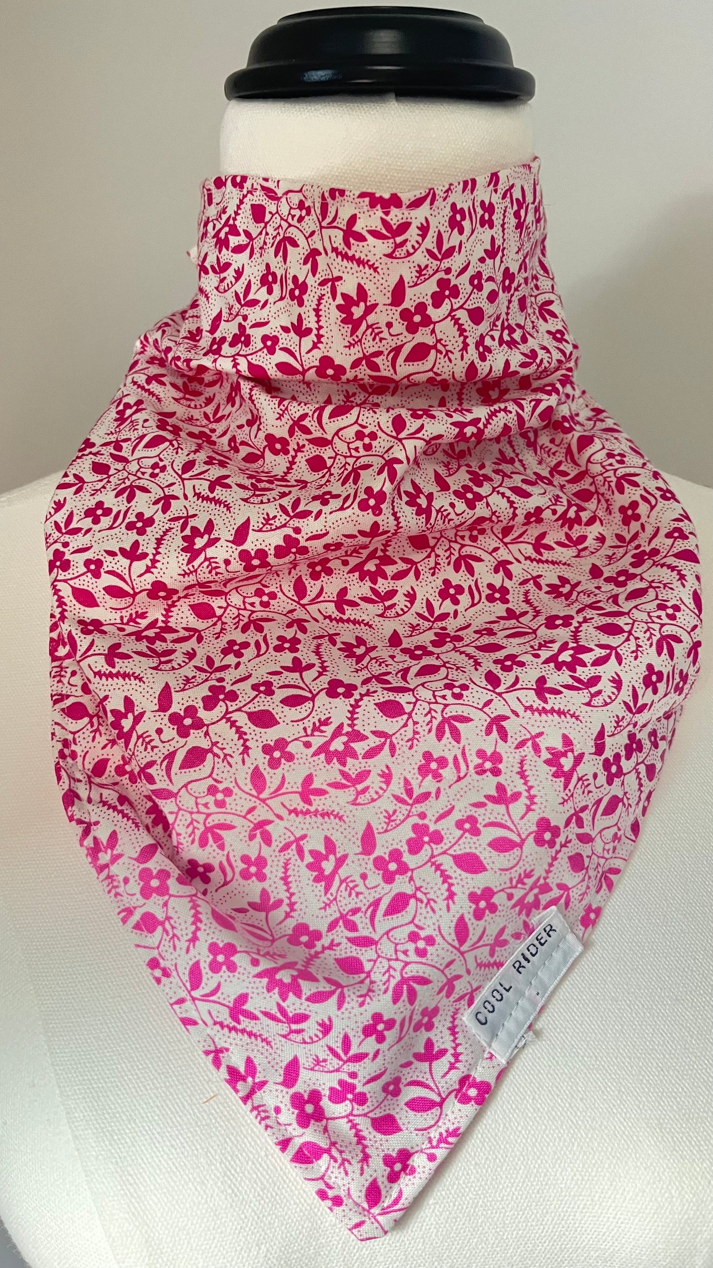 Pink Poppies Cooling Bandana