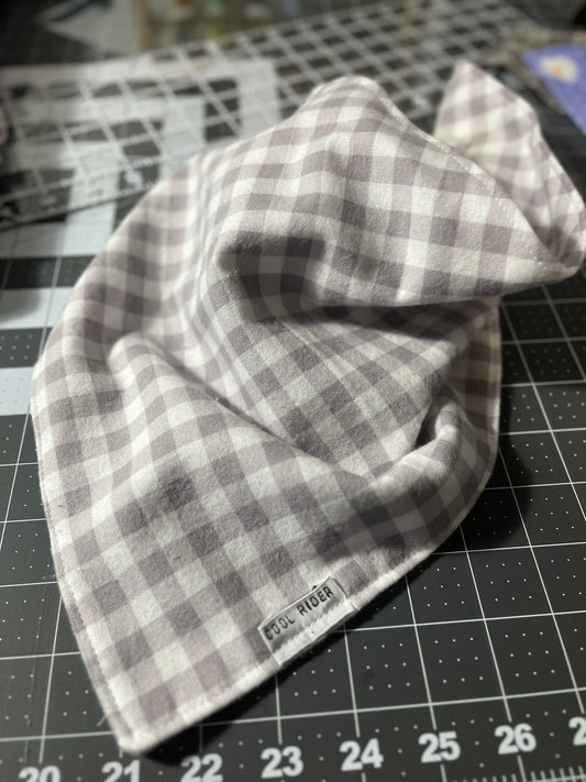 Grey Gingham Winter Warmer - Flannelette (with heat beads)