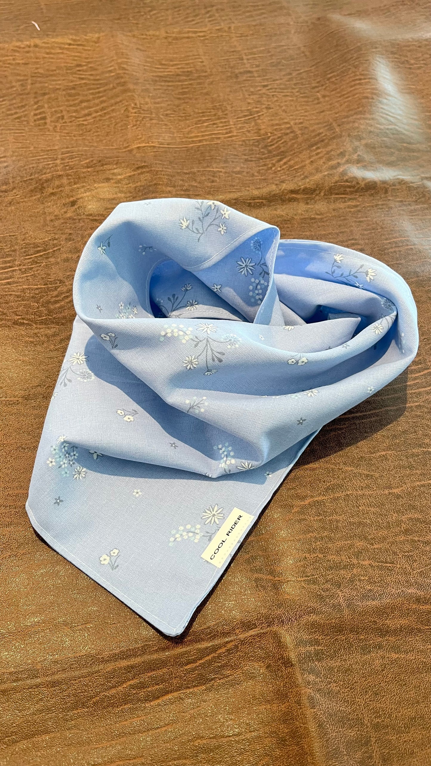 Blue Posies Cooling Bandana