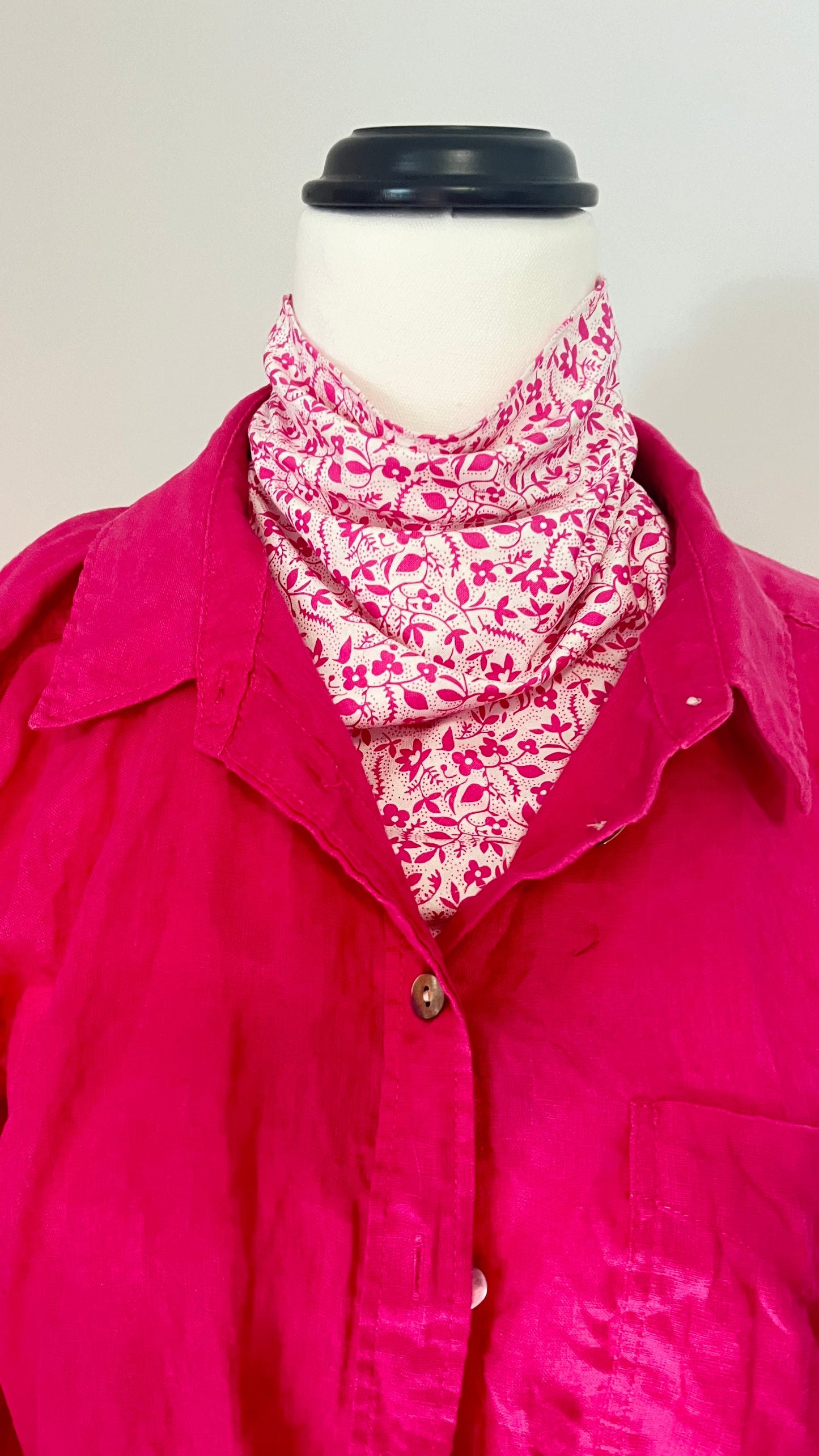 Pink Poppies Cooling Bandana