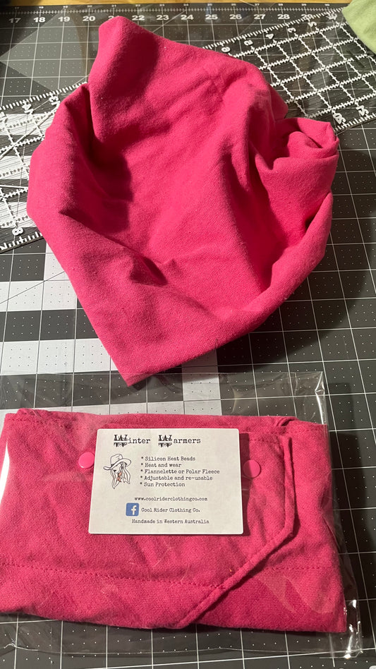 Pretty in Pink Winter Warmer - Flannelette - (without heat beads)