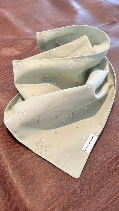 Green Posies Cooling Bandana