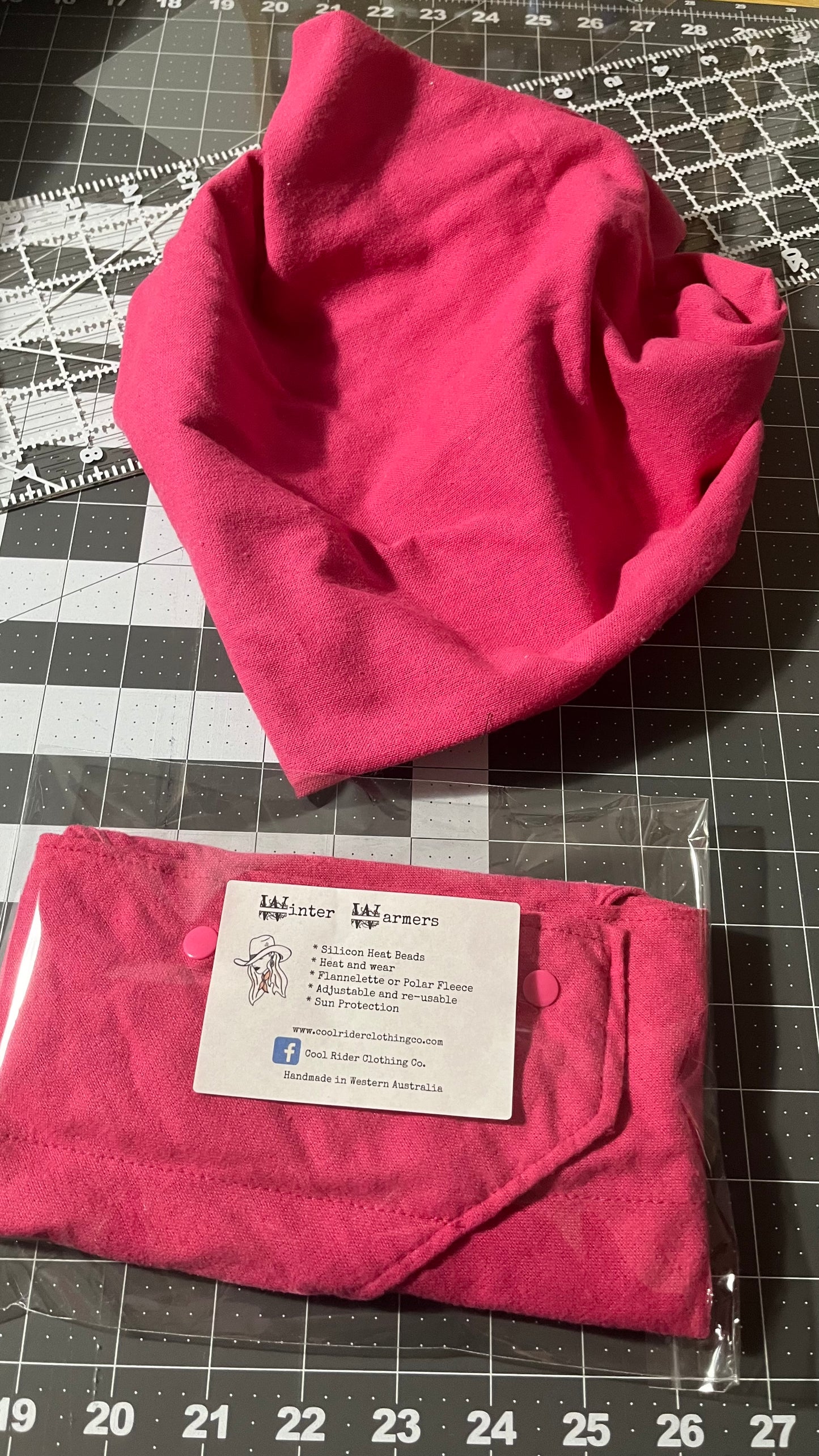 Pretty in Pink Winter Warmer - Flannelette (with heat beads)