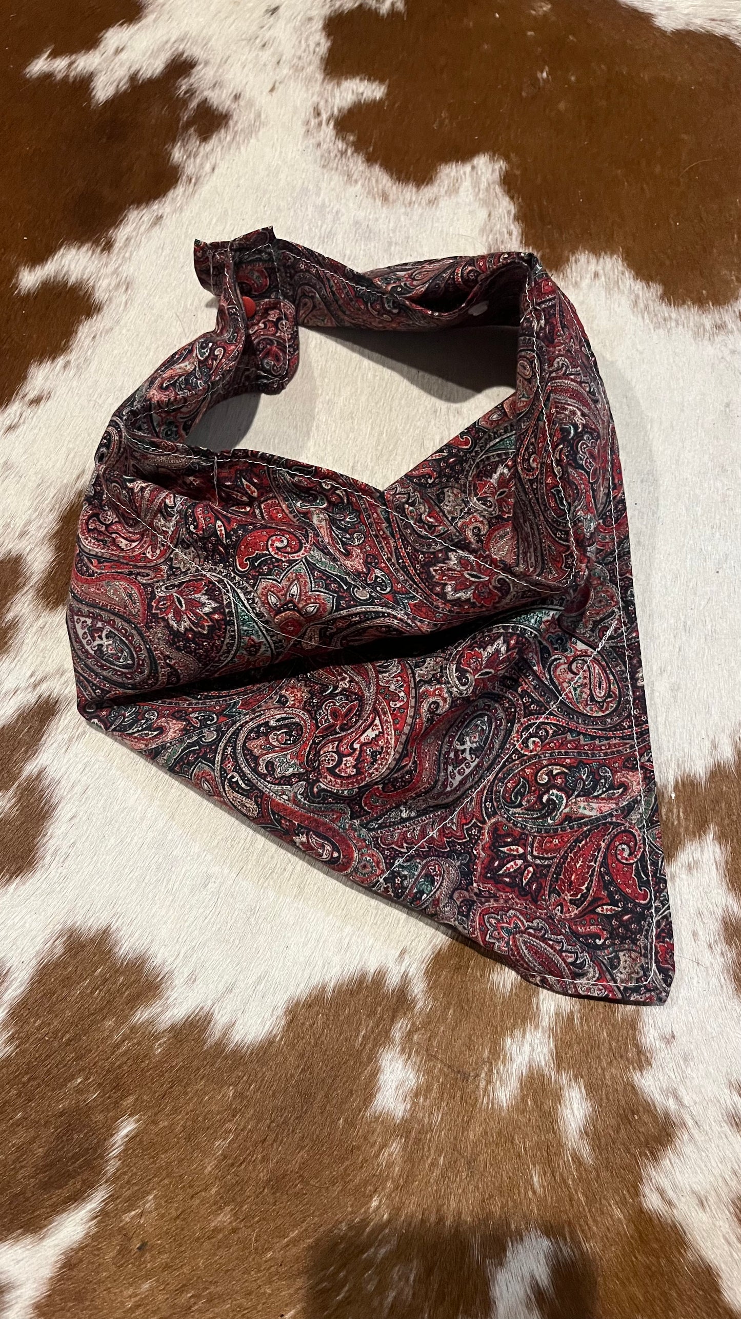 Red Paisley Cooling Bandana